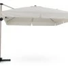 Kerama Parasols Parasol Suspendu Structure Imitation Bois Et Tissu Blanc Naturel 3x3m -Parasols Soldes Magasin parasol suspendu structure imitation bois et tissu blanc naturel 3x3m