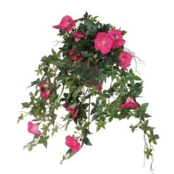 Mica Decorations Plantes D'intérieur Et Fleurs D'intérieur Pétunia Artificielle Rose Foncé En Pot L50 -Parasols Soldes Magasin petunia artificielle rose fonce en pot l50 5