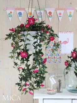 Mica Decorations Plantes D'intérieur Et Fleurs D'intérieur Pétunia Artificielle Suspendu Fuchsia H80 -Parasols Soldes Magasin petunia artificielle suspendu fuchsia h80 1