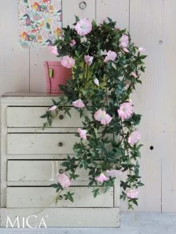 Mica Decorations Plantes D'intérieur Et Fleurs D'intérieur Petunia Artificielle Suspendue Rose H80 -Parasols Soldes Magasin petunia artificielle suspendue rose h80 1