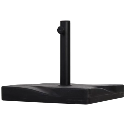 Outsunny Parasols Pied De Parasol Carré Poids Net 20 Kg Ciment HDPE Noir 6 Outsunny Parasols Pied De Parasol Carré Poids Net 20 Kg Ciment HDPE Noir – Image 4