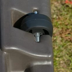 Outsunny Parasols Pied De Parasol Déporté Base De Lestage HDPE Gris -Parasols Soldes Magasin pied de parasol deporte base de lestage hdpe gris 4