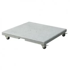 Platinum Parasols Pied De Parasol En Granite 120 Kg Gris Clair