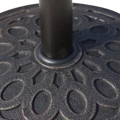 Outsunny Parasols Pied De Parasol Résine Imitation Fonte Bronze -Parasols Soldes Magasin pied de parasol resine imitation fonte bronze 3