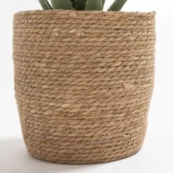 Oviala Plantes D'intérieur Et Fleurs D'intérieur Plante Artificielle Avec Pot Aloe Vera, Hauteur 43 Cm Vert -Parasols Soldes Magasin plante artificielle avec pot aloe vera hauteur 43 cm vert 5