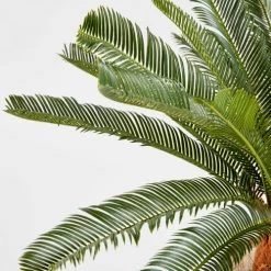 Oviala Plantes D'intérieur Et Fleurs D'intérieur Plante Artificielle Avec Pot Cycas, Hauteur 65 Cm -Parasols Soldes Magasin plante artificielle avec pot cycas hauteur 65 cm 1