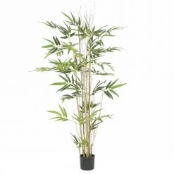 Ligne Déco Plantes D'intérieur Et Fleurs D'intérieur Plante Artificielle Bambou Tronc Naturel 336 Feuilles H.150cm