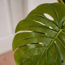 Oviala Plantes D'intérieur Et Fleurs D'intérieur Plante Artificielle En Pot Polyéthylène Vert -Parasols Soldes Magasin plante artificielle en pot polyethylene vert 3