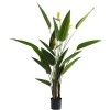 Kare Design Plantes D'intérieur Et Fleurs D'intérieur Plante Artificielle Oiseau De Paradis En Polyéthylène Et Béton H190 -Parasols Soldes Magasin plante artificielle oiseau de paradis en polyethylene et beton h190