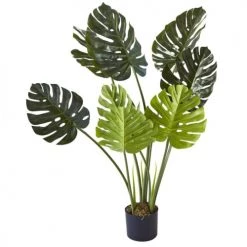 ATHM DESIGN Plantes D'intérieur Et Fleurs D'intérieur Plante Artificielle Polyethylène Vert H110cm