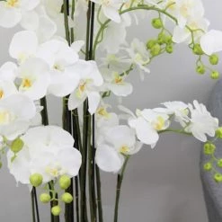 Ligne Déco Plantes D'intérieur Et Fleurs D'intérieur Plante Fleur Artificielle Orchidée Toucher Naturel, H.105cm -Parasols Soldes Magasin plante fleur artificielle orchidee toucher naturel h 105cm 3