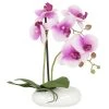 Ligne Déco Plantes D'intérieur Et Fleurs D'intérieur Plante Fleur Artificielle Orchidée Toucher Naturel, H.35cm