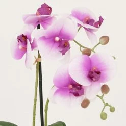 Ligne Déco Plantes D'intérieur Et Fleurs D'intérieur Plante Fleur Artificielle Orchidée Toucher Naturel, H.35cm -Parasols Soldes Magasin plante fleur artificielle orchidee toucher naturel h 35cm 2