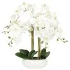 Ligne Déco Plantes D'intérieur Et Fleurs D'intérieur Plante Fleur Artificielle Orchidée Toucher Naturel, H.55cm -Parasols Soldes Magasin plante fleur artificielle orchidee toucher naturel h 55cm