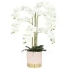 Ligne Déco Plantes D'intérieur Et Fleurs D'intérieur Plante Fleur Artificielle Orchidée Toucher Naturel, H.80cm