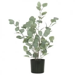 Ligne Déco Plantes D'intérieur Et Fleurs D'intérieur Plante Verte Artificielle Eucalyptus Effet Blanchi, H.60cm