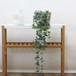 Ligne Déco Plantes D'intérieur Et Fleurs D'intérieur Plante Verte Artificielle Fausse Chute D'Eucalyptus, H.105cm -Parasols Soldes Magasin plante verte artificielle fausse chute d eucalyptus h 105cm 3