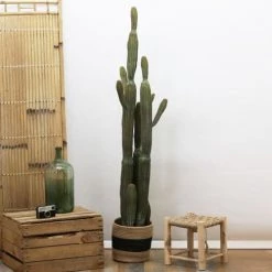 Ligne Déco Plantes D'intérieur Et Fleurs D'intérieur Plante Verte Artificielle Faux Cactus 6 Branches, H.150cm -Parasols Soldes Magasin plante verte artificielle faux cactus 6 branches h 150cm 2