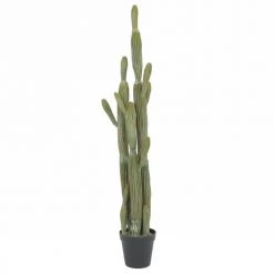 Ligne Déco Plantes D'intérieur Et Fleurs D'intérieur Plante Verte Artificielle Faux Cactus 6 Branches, H.150cm