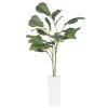 Ligne Déco Plantes D'intérieur Et Fleurs D'intérieur Plante Verte Artificielle Ficus Lyrata Pot Céramique, H.125cm -Parasols Soldes Magasin plante verte artificielle ficus lyrata pot ceramique h 125cm