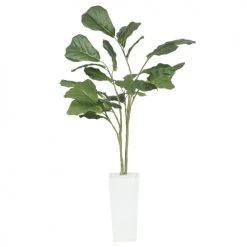 Ligne Déco Plantes D'intérieur Et Fleurs D'intérieur Plante Verte Artificielle Ficus Lyrata Pot Céramique, H.125cm