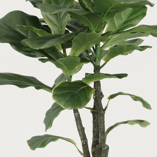 Ligne Déco Plantes D'intérieur Et Fleurs D'intérieur Plante Verte Artificielle Ficus, Pot Céramique, H.65cm 6 Ligne Déco Plantes D'intérieur Et Fleurs D'intérieur Plante Verte Artificielle Ficus, Pot Céramique, H.65cm – Image 4