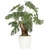 Ligne Déco Plantes D'intérieur Et Fleurs D'intérieur Plante Verte Artificielle Monstera, Pot Céramique, H.55cm