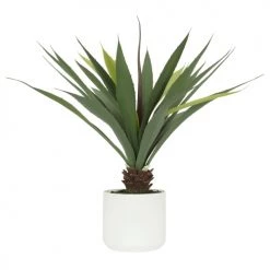 Ligne Déco Plantes D'intérieur Et Fleurs D'intérieur Plante Verte Artificielle Succulente Aloe Vera, H.55cm
