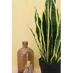Ligne Déco Plantes D'intérieur Et Fleurs D'intérieur Plante Verte Artificielle Succulente Sanseveria En Pot, H.65cm -Parasols Soldes Magasin plante verte artificielle succulente sanseveria en pot h 65cm 3