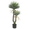 Ligne Déco Plantes D'intérieur Et Fleurs D'intérieur Plante Verte Artificielle Yucca Réaliste 2 Troncs En Pot H150cm -Parasols Soldes Magasin plante verte artificielle yucca realiste 2 troncs en pot h150cm