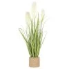 Ligne Déco Plantes D'intérieur Et Fleurs D'intérieur Plante Verte Herbe Artificielle Plumeaux, Pot Corde, H.80cm -Parasols Soldes Magasin plante verte herbe artificielle plumeaux pot corde h 80cm