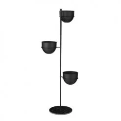 Mica Decorations Pots, Cache-pots Et Jardinières D'extérieur Porte-plante En Métal Noir H140