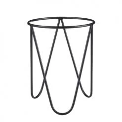 Mica Decorations Pots, Cache-pots Et Jardinières D'extérieur Porte-plante En Métal Noir H38,5