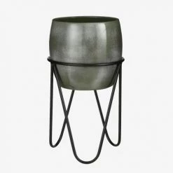 Mica Decorations Pots, Cache-pots Et Jardinières D'extérieur Porte-plante En Métal Noir H38,5 -Parasols Soldes Magasin porte plante en metal noir h38 5 4
