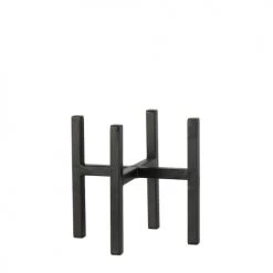 Mica Decorations Pots, Cache-pots Et Jardinières D'extérieur Porte-plants En Métal Noir H16