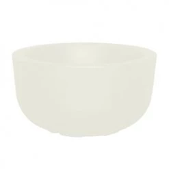 Serralunga Pots, Cache-pots Et Jardinières D'extérieur Pot à Fleur En Résine Recyclable Blanc D47cm