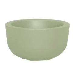 Serralunga Pots, Cache-pots Et Jardinières D'extérieur Pot à Fleur En Résine Recyclable Sauge D47cm