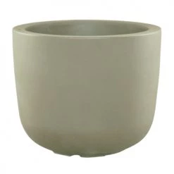 Serralunga Pots, Cache-pots Et Jardinières D'extérieur Pot à Fleur En Résine Recyclable Sauge D48cm