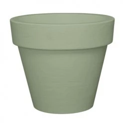 Serralunga Pots, Cache-pots Et Jardinières D'extérieur Pot à Fleur En Résine Recyclable Sauge D58cm