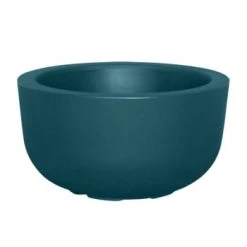 Serralunga Pots, Cache-pots Et Jardinières D'extérieur Pot à Fleur En Résine Recyclable Bleu Provence D47cm -Parasols Soldes Magasin pot a fleur en resine recyclable vert paon d47cm 4