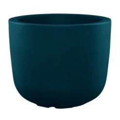 Serralunga Pots, Cache-pots Et Jardinières D'extérieur Pot à Fleur En Résine Recyclable Bleu Provence D70cm -Parasols Soldes Magasin pot a fleur en resine recyclable vert paon d70cm