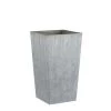Mica Decorations Pots, Cache-pots Et Jardinières D'extérieur Pot De Fleurs En Plastique Gris Clair 31x31 -Parasols Soldes Magasin pot de fleurs en plastique gris clair 31x31 1