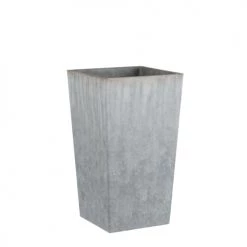 Mica Decorations Pots, Cache-pots Et Jardinières D'extérieur Pot De Fleurs En Plastique Gris Clair 31x31