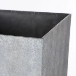 Mica Decorations Pots, Cache-pots Et Jardinières D'extérieur Pot De Fleurs En Plastique Gris Clair 31x31 -Parasols Soldes Magasin pot de fleurs en plastique gris clair 31x31 3