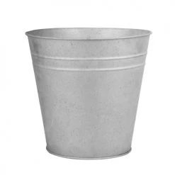 Esschert Design Pots, Cache-pots Et Jardinières D'extérieur Pot De Fleurs En Zinc 24 Cm