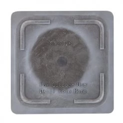 Beliani Pots, Cache-pots Et Jardinières D'extérieur Pot De Fleurs Gris Carré 35x35 -Parasols Soldes Magasin pot de fleurs gris carre 35x35 4