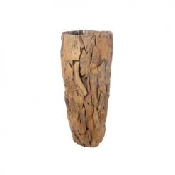 Dijk Pots, Cache-pots Et Jardinières D'extérieur Pot En Bois De Teck Jarre D50 Cm