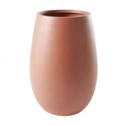 Maisons Du Monde Pots, Cache-pots Et Jardinières D'extérieur Pot En Fibre De Verre Terracotta H70
