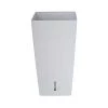 Riviera Pots, Cache-pots Et Jardinières D'extérieur Pot En Plastique Carré Avec Réserve D'eau 52 Cm Eva Blanc
