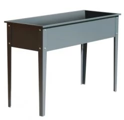 Dcb Garden Pots, Cache-pots Et Jardinières D'extérieur Potager Urbain En Acier Gris Anthracite H80cm -Parasols Soldes Magasin potager urbain en acier gris anthracite h80cm 3